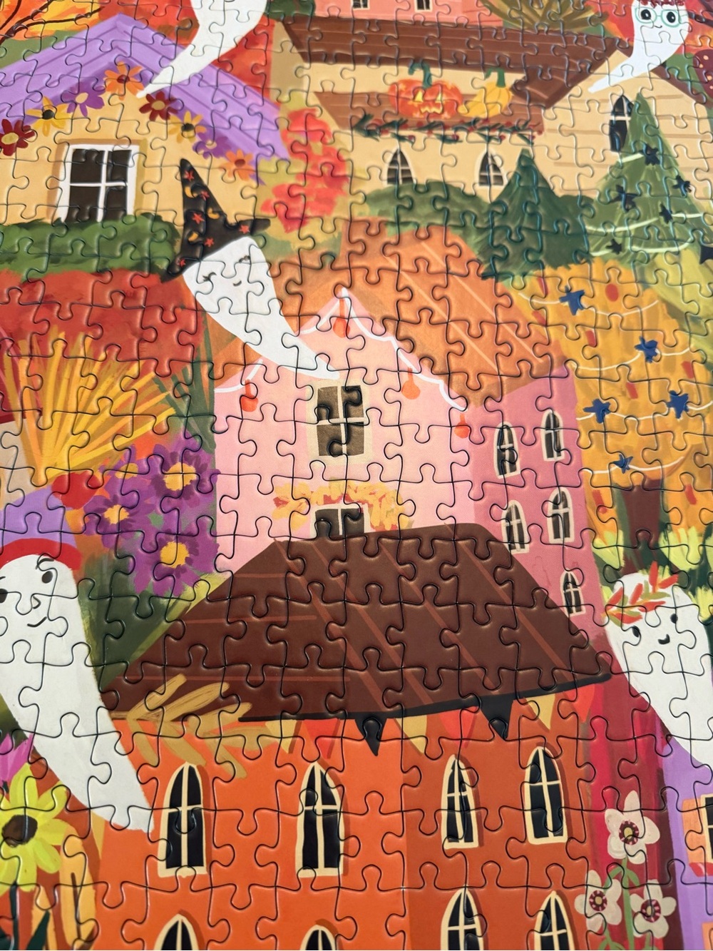 Puzzle by Pieces and Peace. 500ct. Ghost Town - Picture 4 of 13